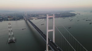 4k广州南沙大桥260秒视频