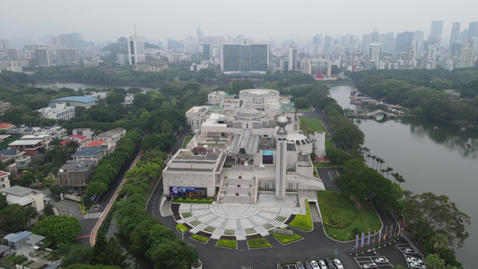 福建省博物馆航拍视频