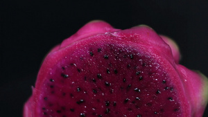 鲜红的火龙果水果视频素材69秒视频