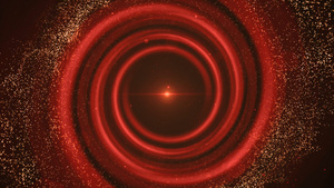 4K红色粒子旋涡背景15秒视频