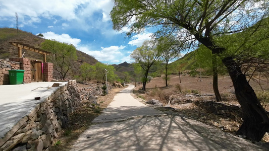 4k山间小路开车视频行驶在农村 山路视频