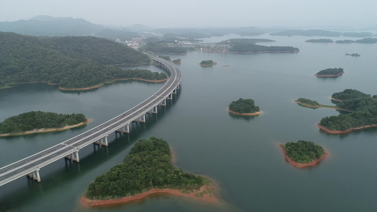 江西高速公路和云居山风景视频