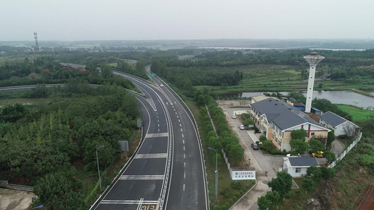 江西高速公路和云居山风景视频