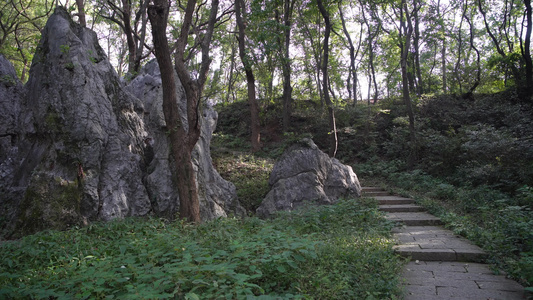 杭州凤凰山景区月岩景点4K视频视频