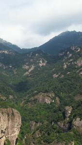 航拍5A景区雁荡山灵岩景观区天柱峰视频自然风光视频