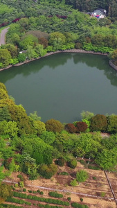 航拍苏州旺山景区视频