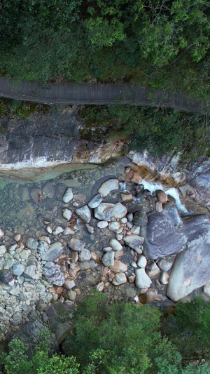 航拍5A安徽六安天堂寨大峡谷景观区圣水洗白马景点视频旅游目的地75秒视频