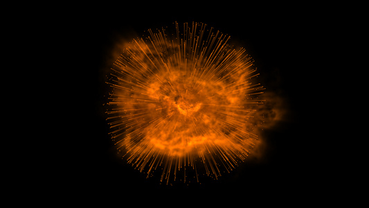 能量粒子爆炸冲击波视频