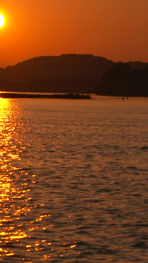 延边珲春敬信夕阳20秒视频