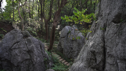 杭州凤凰山景区月岩景点4K视频视频