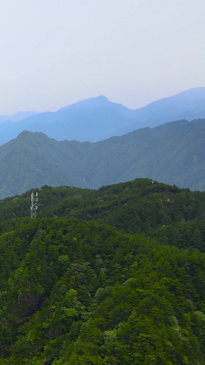 5A风景区明月山山脉航拍合集江西旅游50秒视频