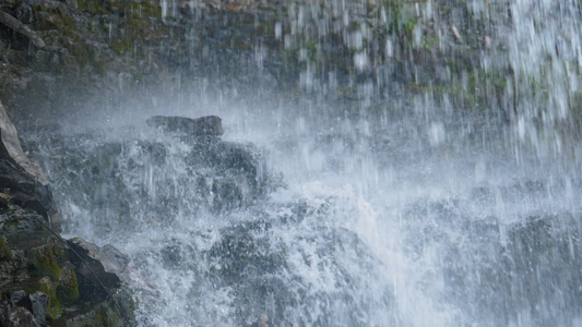 高清拍摄升格水滴水流视频