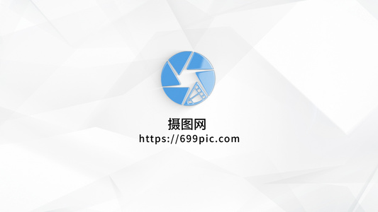 简洁明亮企业logo动画展示AE模版视频