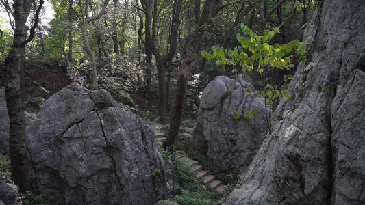 杭州凤凰山景区月岩景点4K视频视频