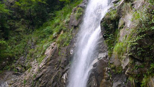 5A风景区明月山瀑布山泉实拍合集4K视频