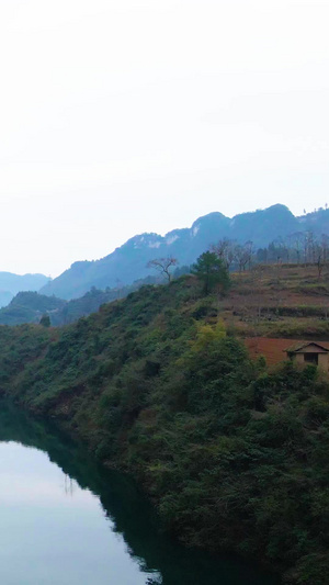 重庆乌江阿蓬江山河自然风光沿河乌江山峡风景名胜区54秒视频