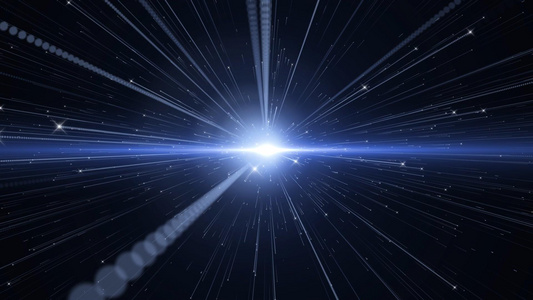 唯美光线粒子线条星光闪烁视频元素视频
