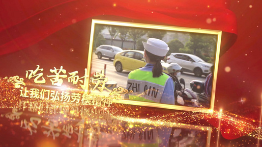 大气企业宣传51劳动节图文展示AE模版视频