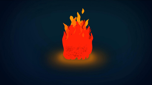 MG火焰动画开场logo展示片头会声会影X10模板视频