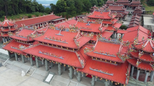 安溪云天寺豪华寺庙航拍视频