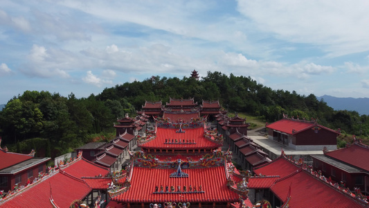 安溪云天寺豪华寺庙航拍视频