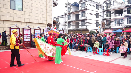 农村群众演出聚会视频