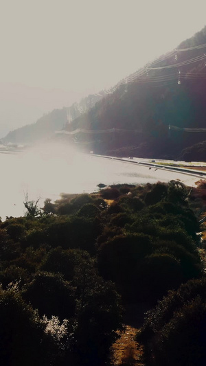 西藏林芝尼洋河最美318国道和林拉公路航拍素材1西藏宣传片素材152秒视频