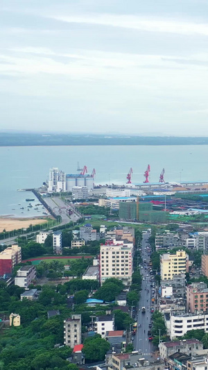 航怕海口市马村港码头视频素材24秒视频