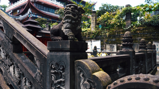 寺院古建筑宗教佛教祈福朝圣祭拜上香视频