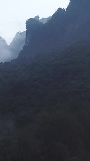 光雾山原始森林大山航拍巴中光雾山旅游景区31秒视频