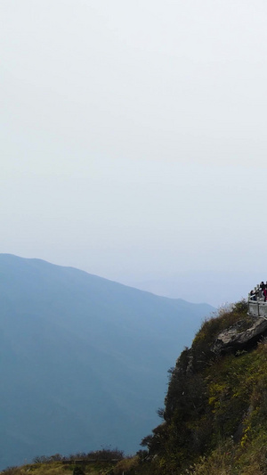 航拍南岳衡山祝融峰5A景点20秒视频