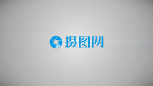 Logo文字破碎合成展示AE模板9秒视频