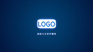 简易卡通logo演绎出现动画6秒视频