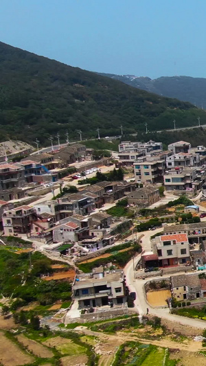 航拍福建海岛渔村北港村风光视频海岛旅游63秒视频