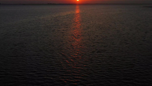 海上日落视频