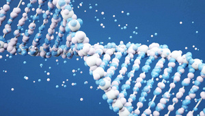 3d医疗DNA分子动画9秒视频