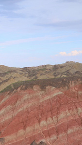 张掖七彩丹霞3号观景台七彩锦绣台延时视频张掖七彩丹霞景区视频