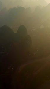 桂林山水甲天下喀斯特地貌视频