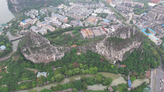 广西桂林山水风光航拍视频