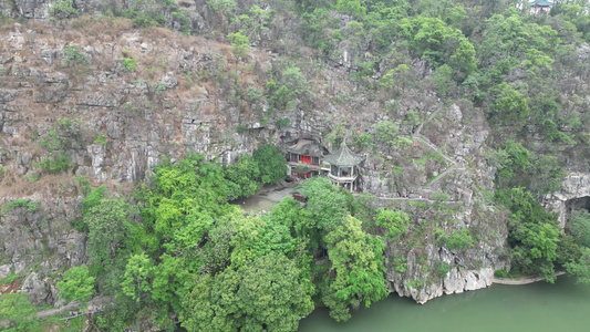 广西桂林山水风光航拍视频