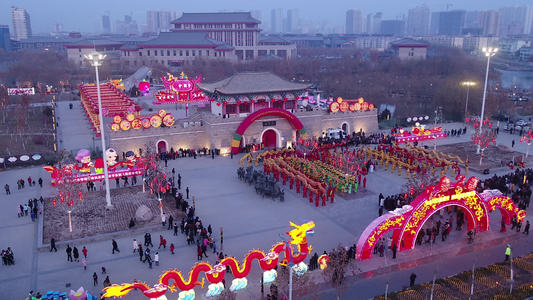 迎新年亮灯开幕式视频