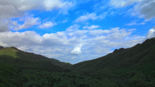 夏季山川森林山脉实拍视频