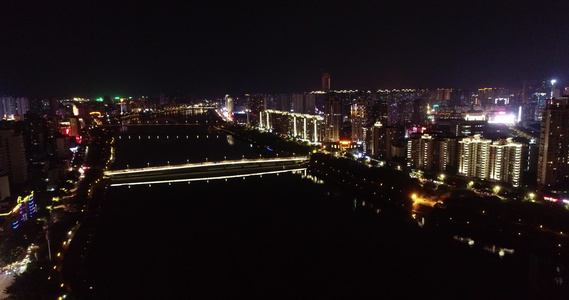 赣州市夜景视频