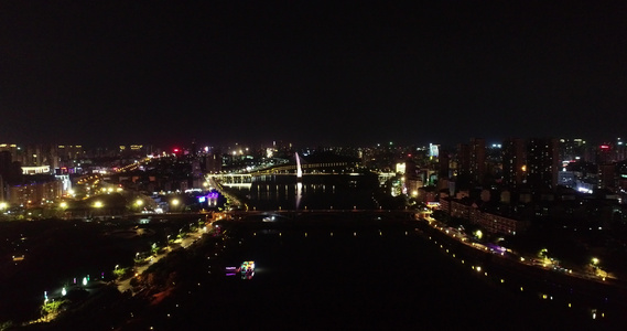 赣州市夜景视频