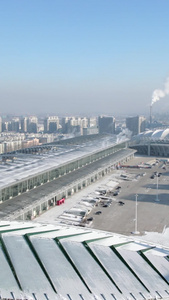 哈尔滨国际会展心中体育场多镜头标志性视频