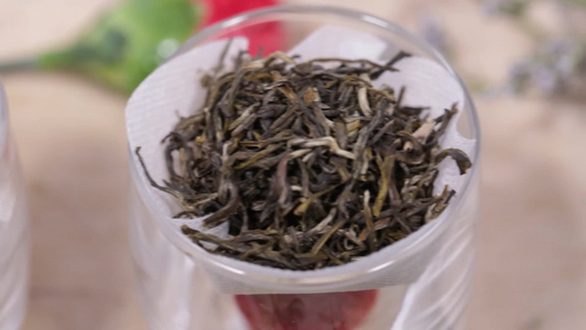 乌龙茶绿茶红茶泡茶茶水视频