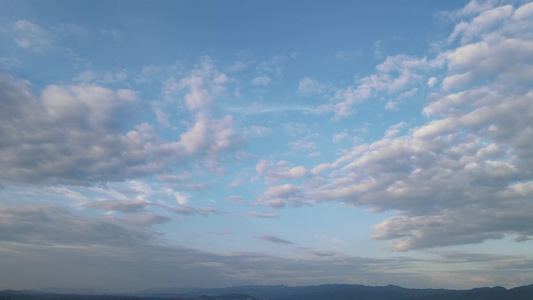 天空蓝天白云空镜航拍视频视频