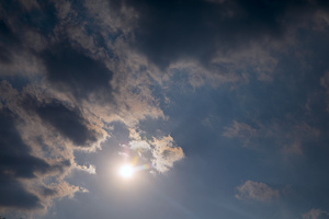 4Ky延时摄影穿过太阳的云层16秒视频