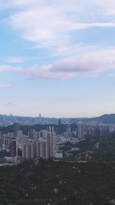 航拍旅游城市广东珠海城市全景素材城市素材视频