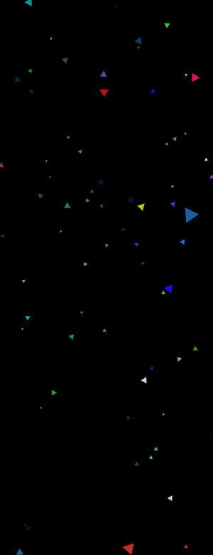 竖版大屏炫彩三角面修饰粒子12秒视频